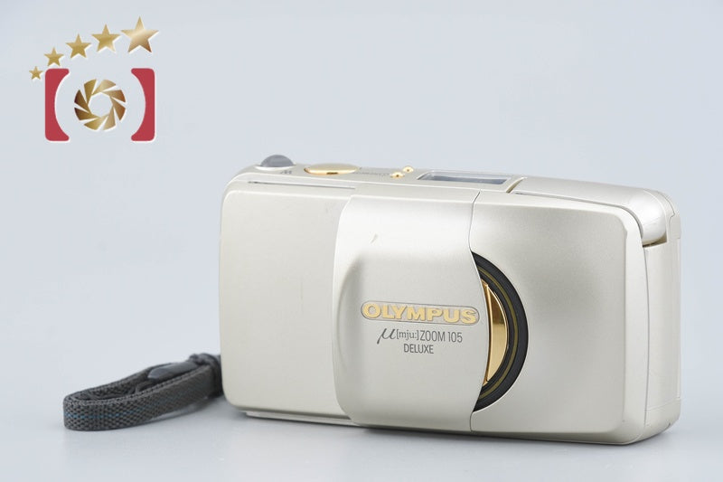 Olympus μ[mju:] ZOOM 105 DELUXE 35mm Point & Shoot Film Camera