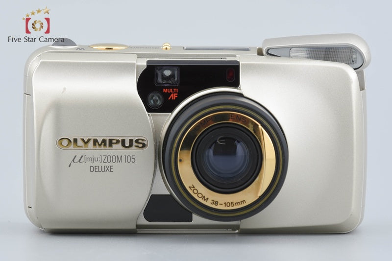 Olympus μ[mju:] ZOOM 105 DELUXE 35mm Point & Shoot Film Camera