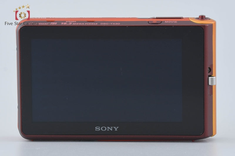 Sony Cyber-Shot DSC-TX30 Orange 18.2 MP Digital Camera [Japanese Language Only]