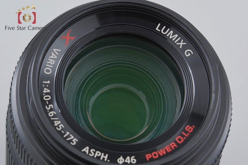 Panasonic LUMIX G X VARIO 45-175mm f/4-5.6 ASPH. POWER O.I.S. H-PS45175 Black