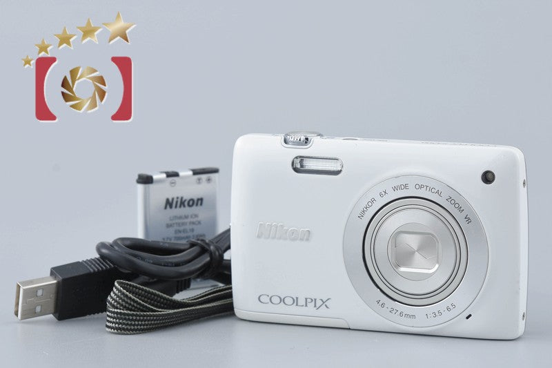 Nikon COOLPIX S4300 Shell White 16.2 MP Digital Camera