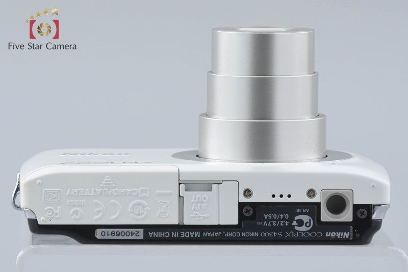 Nikon COOLPIX S4300 Shell White 16.2 MP Digital Camera