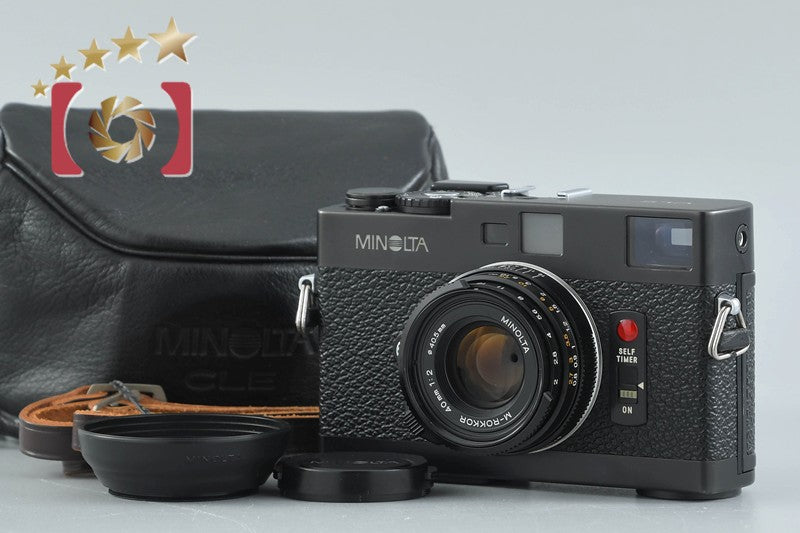 Minolta CLE 35mm Rangefinder Film Camera + M-ROKKOR 40mm f/2 2025.12 Overhauled!