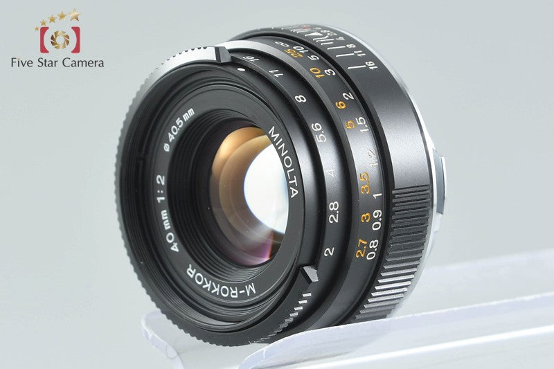 Minolta CLE 35mm Rangefinder Film Camera + M-ROKKOR 40mm f/2 2025.12 Overhauled!