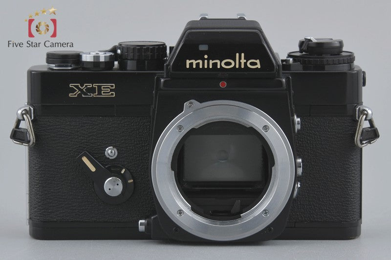MINOLTA XE Black 35mm SLR Film Camera + MD 50mm f/1.7