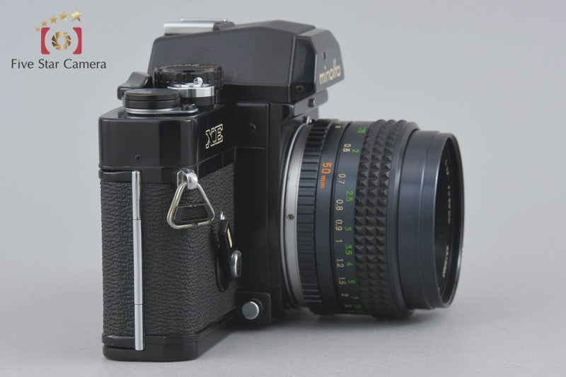 MINOLTA XE Black 35mm SLR Film Camera + MD 50mm f/1.7