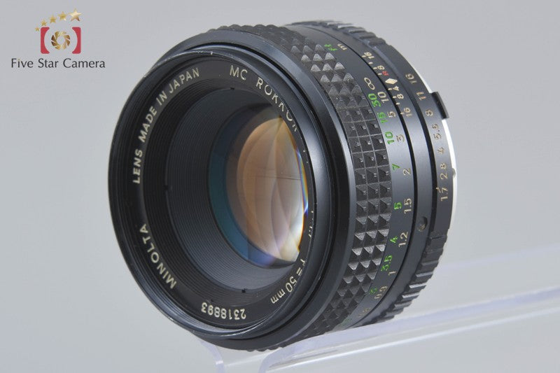 MINOLTA XE Black 35mm SLR Film Camera + MD 50mm f/1.7