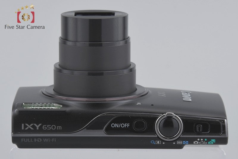 Canon IXY 650 m Black 20.2 MP Digital Camera w/ Box