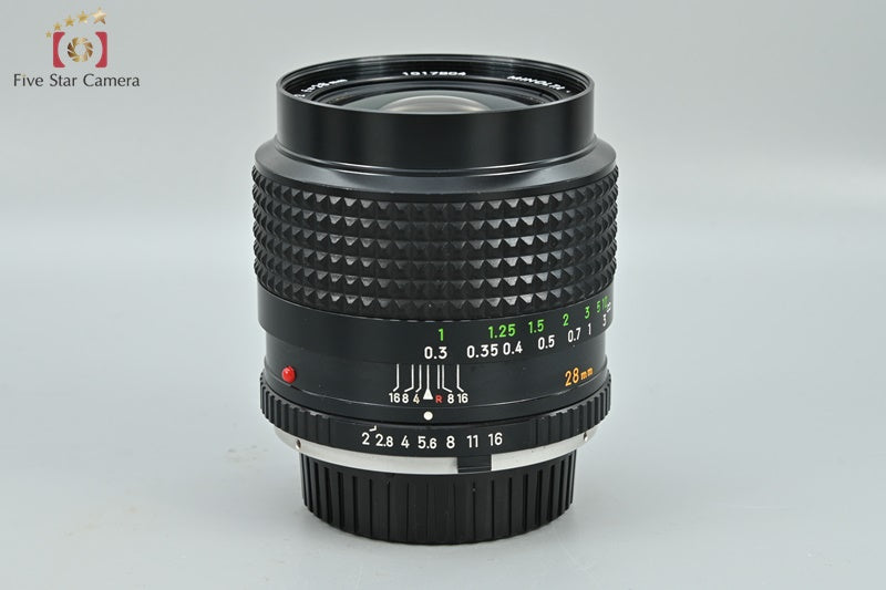 Minolta MC W.ROKKOR 28mm f/2 [Very Good]