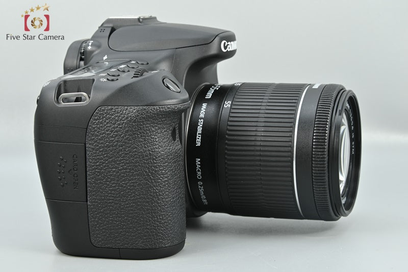 Canon EOS 70D 20.2 MP DSLR EF-S 18-55 55-250 IS STM Lens [Excellent]