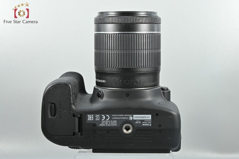 Canon EOS 70D 20.2 MP DSLR EF-S 18-55 55-250 IS STM Lens [Excellent]