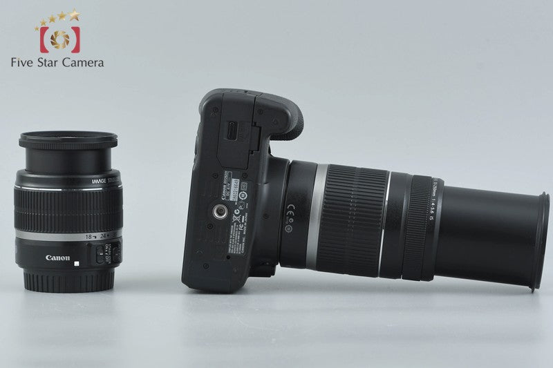 Canon EOS Kiss X3 / Rebel T1i / 500D 15.1 MP 18-55 55-250 Lenses