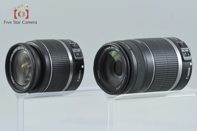 Canon EOS Kiss X3 / Rebel T1i / 500D 15.1 MP 18-55 55-250 Lenses