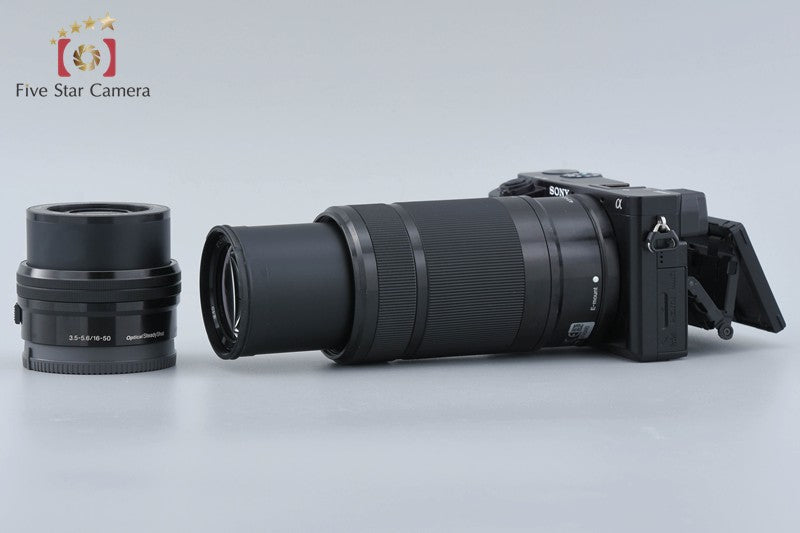 Sony Alpha α6100 ILCE-6100 Black 16-50 55-210 Lenses [Japanese Language Only]