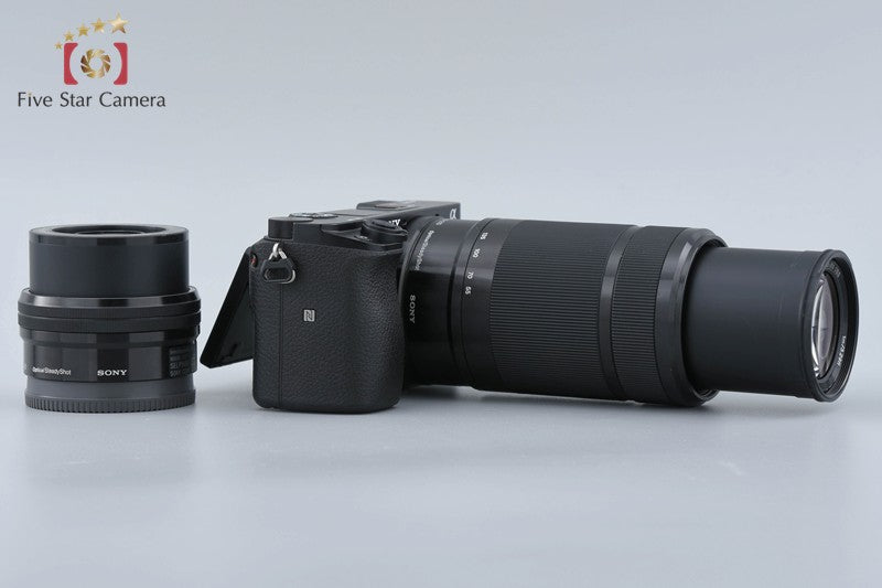 Sony Alpha α6100 ILCE-6100 Black 16-50 55-210 Lenses [Japanese Language Only]