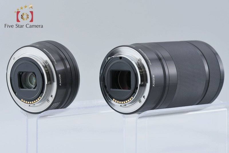 Sony Alpha α6100 ILCE-6100 Black 16-50 55-210 Lenses [Japanese Language Only]