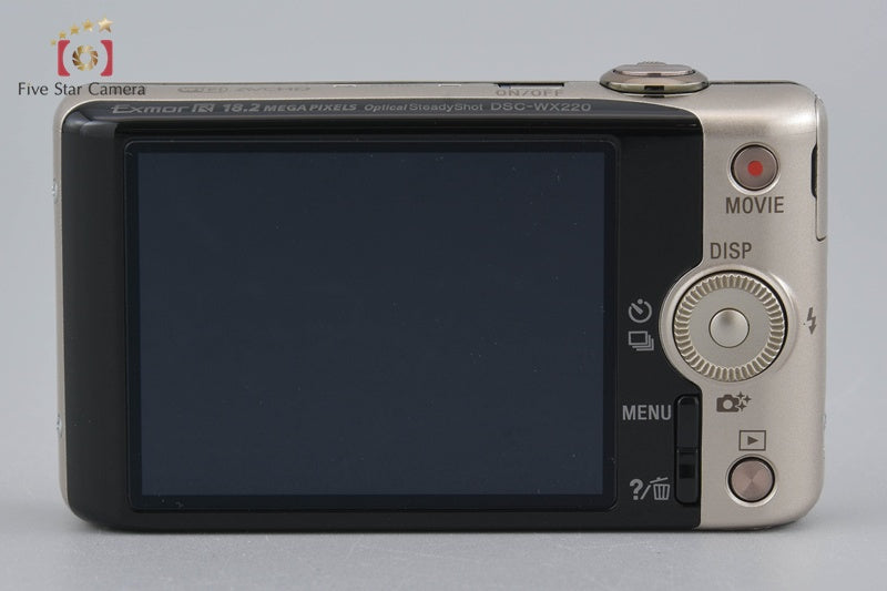 SONY Cyber-shot DSC-WX220 Gold 18.2 MP Digital Camera [Japanese Language Only]