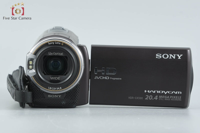 SONY HANDYCAM HDR-CX590V Digital Camcorder [Japanese Language Only]