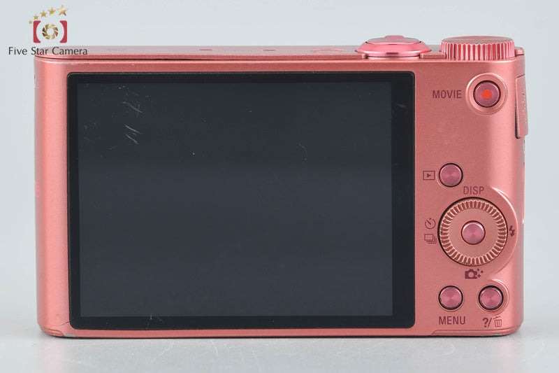 SONY Cyber-shot DSC-WX350 Pink 18.2 MP Digital Camera [Japanese Language Only]