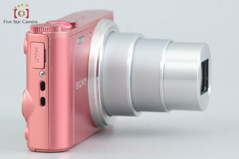 SONY Cyber-shot DSC-WX350 Pink 18.2 MP Digital Camera [Japanese Language Only]