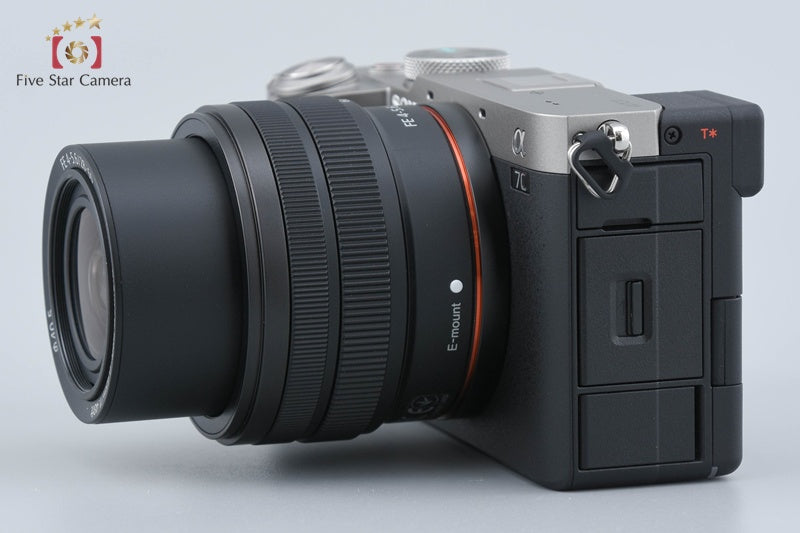 SONY α7C II ILCE-7CM2 Silver 33.0 MP 28-60 Lnes w/ Box [Japanese Language Only]