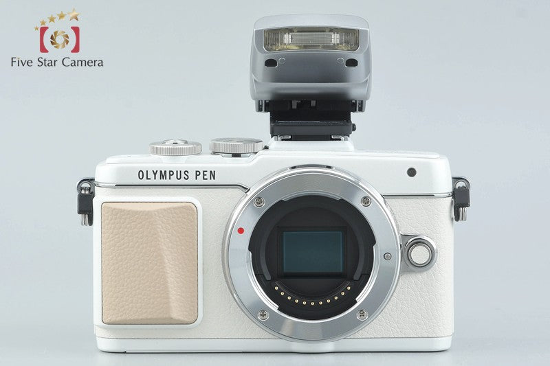 Shutter count 753 Olympus PEN Lite E-PL7 White 16.1 MP EZ 14-42 Lens