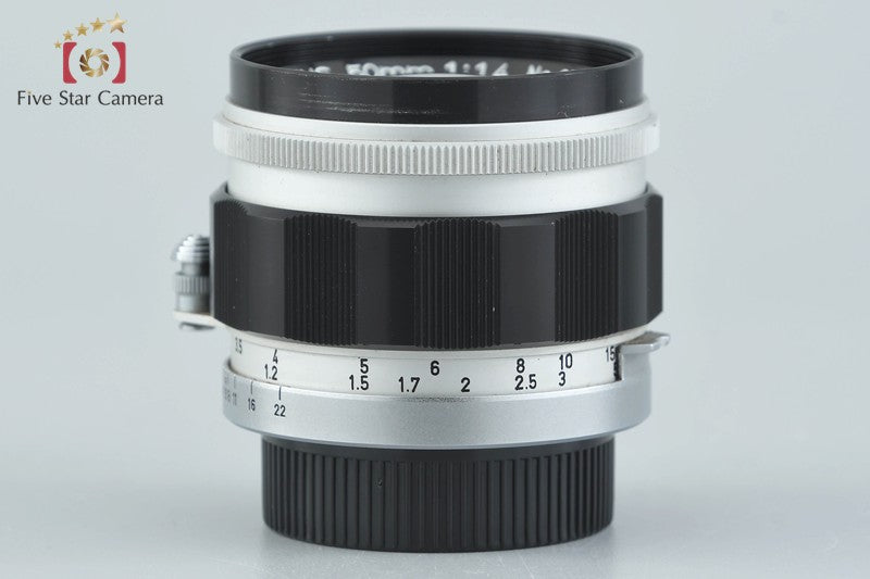 Canon 50mm f/1.4 L39 Leica Thread Mount Lens