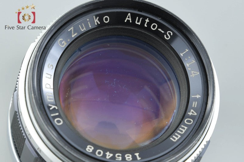 Olympus G.ZUIKO AUTO-S 40mm f/1.4 for PEN FT / FV / F