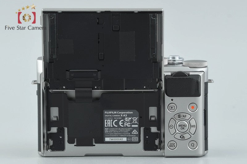 Fujifilm X-A3 Silver 24.2 MP Digital Camera XC 16-50mm Lens w/ Box