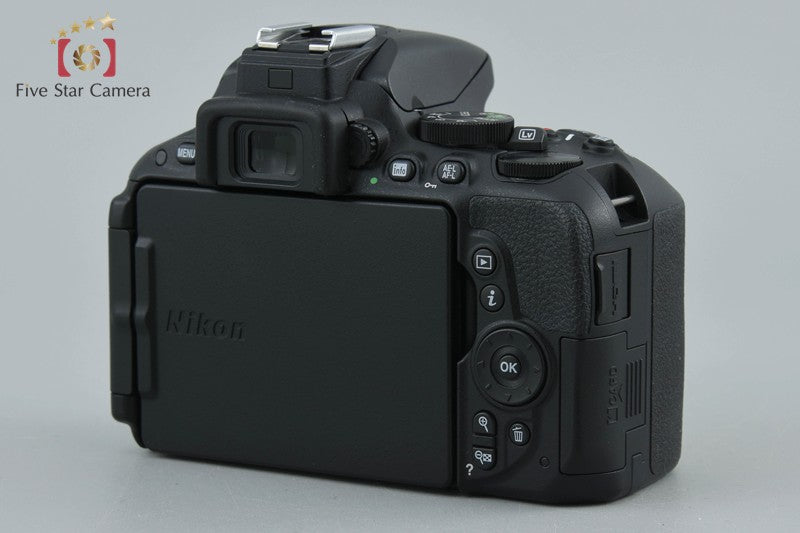 Count 2,116 Nikon D5500 Black 24.2 MP DSLR 18-55 55-300 Lenses