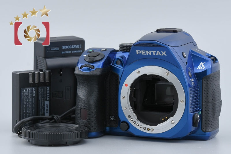 PENTAX K-30 Crystal Blue 16.3 MP DSLR Camera Body