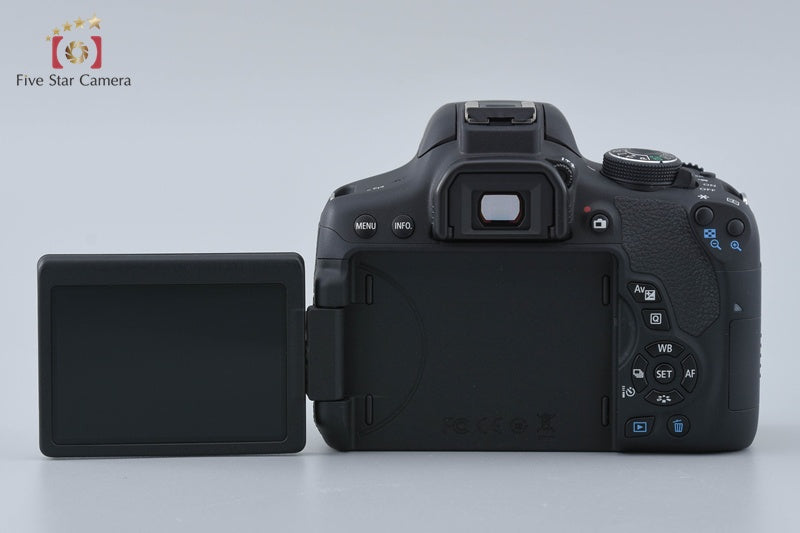 Canon EOS Kiss X8i / Rebel T6i / 750D 24.2 MP EF-S 18-55 55-250 Lenses