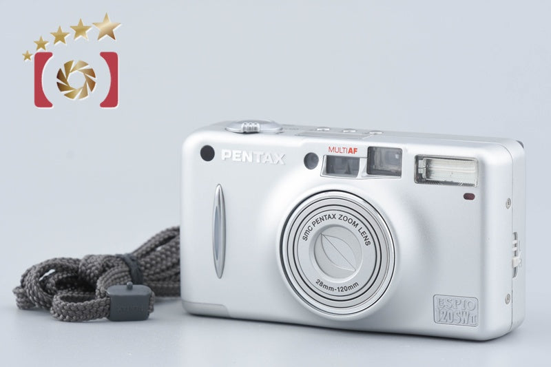 Pentax ESPIO 120SWII Silver 35mm Point & Shoot Film Camera