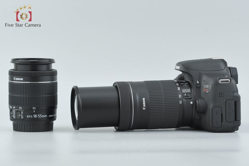 "Count 3,186" Canon EOS Kiss X8i / Rebel T6i / 750D 24.2 MP 18-55 55-250 Lenses