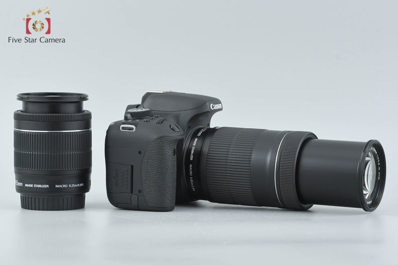 "Count 3,186" Canon EOS Kiss X8i / Rebel T6i / 750D 24.2 MP 18-55 55-250 Lenses