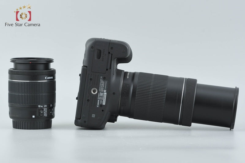 "Count 3,186" Canon EOS Kiss X8i / Rebel T6i / 750D 24.2 MP 18-55 55-250 Lenses