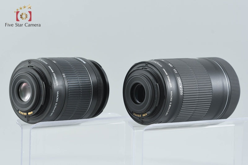 "Count 3,186" Canon EOS Kiss X8i / Rebel T6i / 750D 24.2 MP 18-55 55-250 Lenses