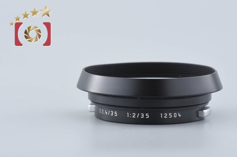 Leica Lens Hood 12504 for Summilux 35/1.4, Summicron 35/2 + 7 UVa Lens Filter