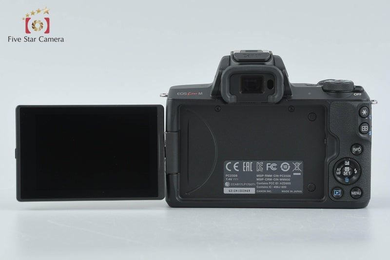 "Shutter count 3,000" Canon EOS Kiss M / M50 Black 24.0 MP 15-45 IS STM Lens
