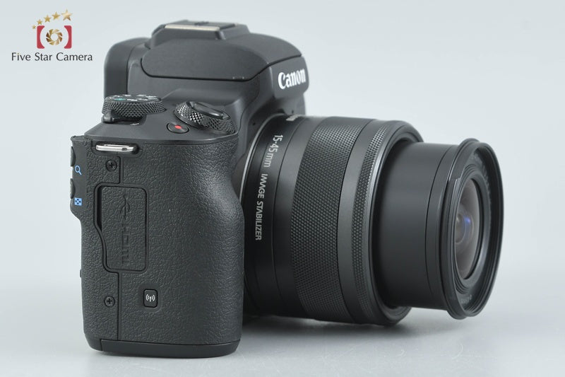 "Shutter count 3,000" Canon EOS Kiss M / M50 Black 24.0 MP 15-45 IS STM Lens