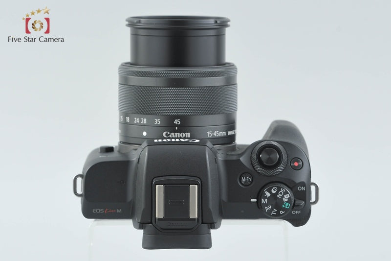"Shutter count 3,000" Canon EOS Kiss M / M50 Black 24.0 MP 15-45 IS STM Lens