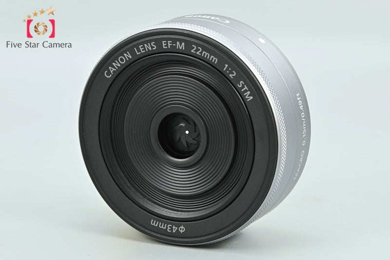 Canon EF-M 22mm f/2 STM Silver [Excellent]