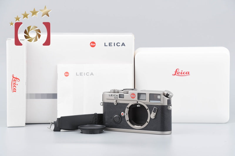 Leica M6 Titanium 35mm Rangefinder Film Camera Body w/ Box