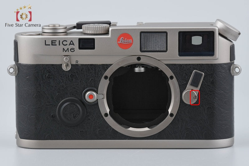 Leica M6 Titanium 35mm Rangefinder Film Camera Body w/ Box