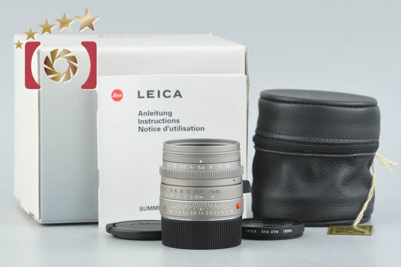 Leica SUMMILUX-M 35mm f/1.4 ASPH. E16 11859 Titan w/ Box