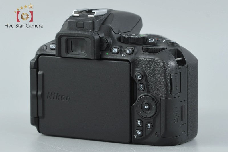 Nikon D5500 Black 24.2 MP Digital SLR Camera 18-55 VR II Lens