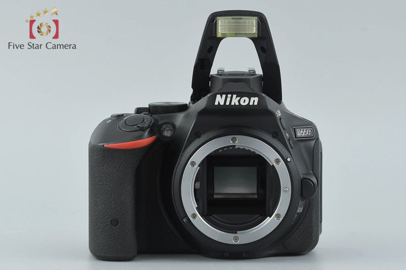 Nikon D5500 Black 24.2 MP Digital SLR Camera 18-55 VR II Lens