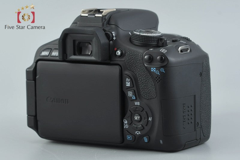 "Count 5,186" Canon EOS Kiss X5 / Rebel T3i / 600D 18.0 MP EF-S 18-55 IS II Lens