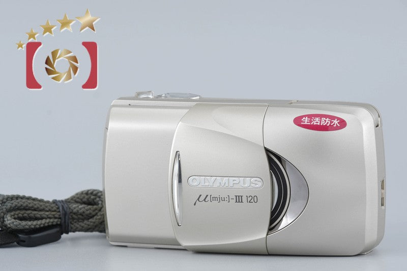 Olympus μ[mju:]-III 120 35mm Point & Shoot Film Camera