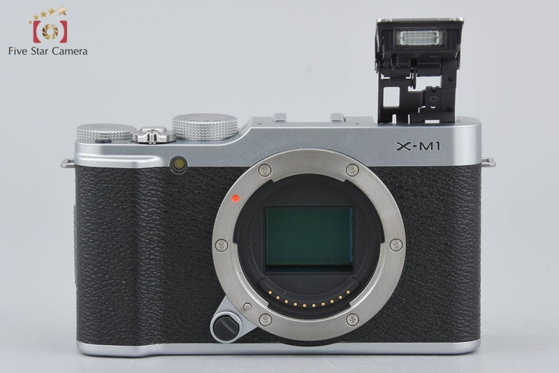 Fujifilm X-M1 Silver 16.3 MP Digital Mirrorless Camera Body